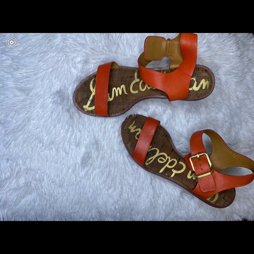 Sam Edelman Gold Block Heel